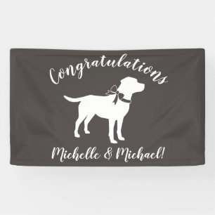Labrador Dog Baby shower Lab Gray Gender Neutral Spandoek