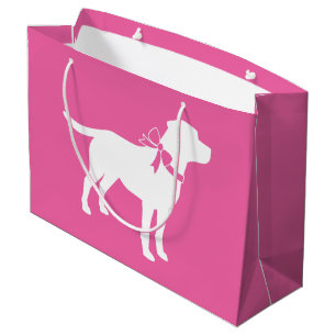 Labrador Dog Baby shower Pink Girl Lab Groot Cadeauzakje