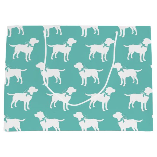 Labrador Dog Black Lab Puppy Groot Cadeauzakje (Voorkant)