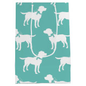 Labrador Dog Black Lab Puppy Medium Cadeauzakje (Achterkant)