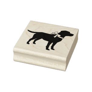 Labrador Dog Black Lab Puppy Rubberstempel