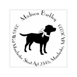 Labrador Dog Black Lab Puppy Zelfinktende Stempel