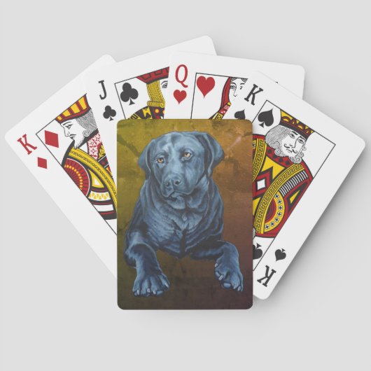 Labrador Dog-kaarten voor jachtwedstrijden Pokerkaarten (Achterkant)