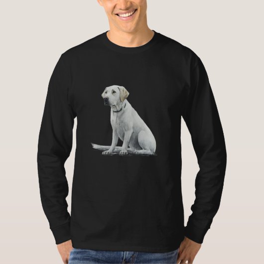 Labrador Dog Lab Lover Splash Graffiti Art Pet T-shirt (Voorkant)