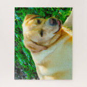 Labrador Dog. Legpuzzel (Verticaal)