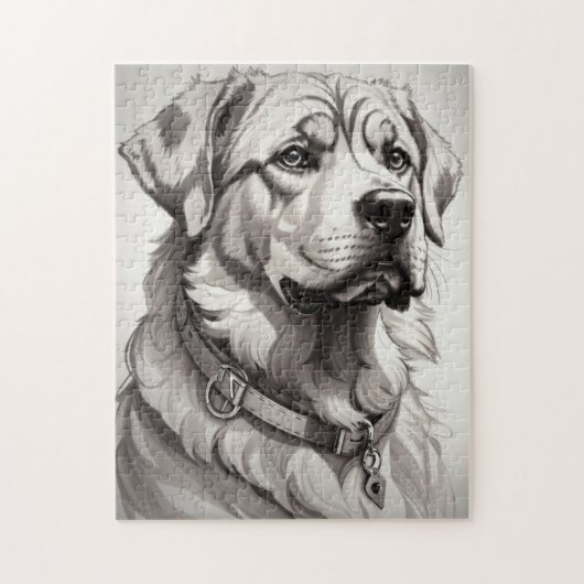 Labrador Dog Legpuzzel (Verticaal)