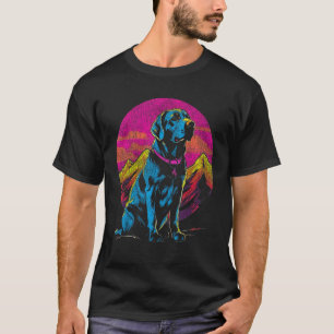 Labrador Dog Pop Art voor Hondenliefhebbers T-shirt