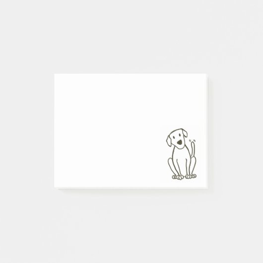 Labrador Dog Post-It Notes (Voorkant)