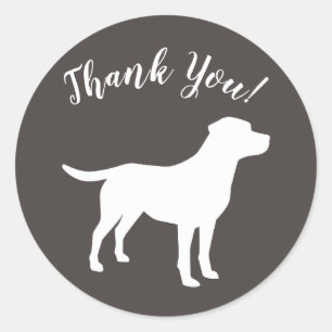 Labrador Dog Theme Baby shower Genderneutraal Ronde Sticker