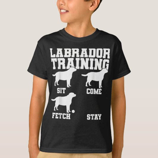 Labrador Dog Trainer T-shirt (Voorkant)
