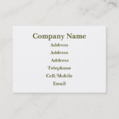 LABRADOR DOG VISITEKAARTJE (Achterkant)