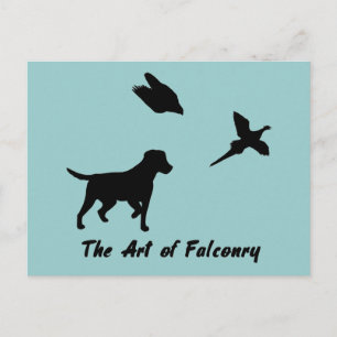 Labrador en Falconry Briefkaart
