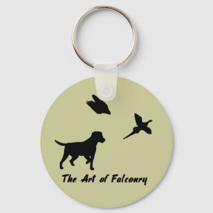Labrador en Falconry Sleutelhanger
