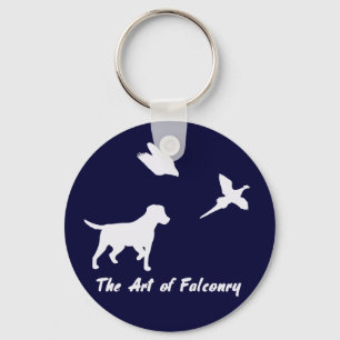 Labrador en Falconry Sleutelhanger