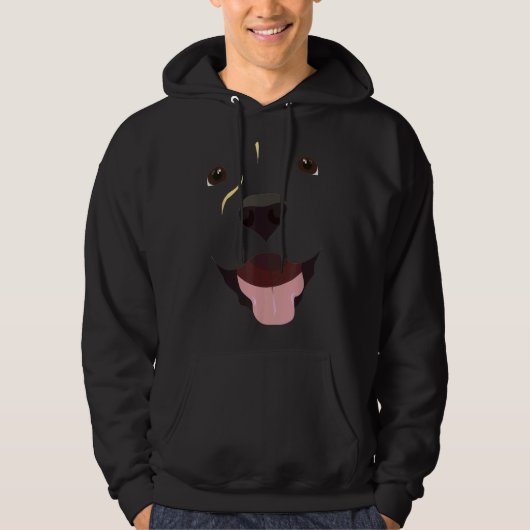 Labrador Face _ Schattigee labohond Hoodie (Voorkant)