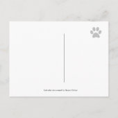 Labrador Familie Cartoon Verhuisbericht Aankondigingskaart (Achterkant)