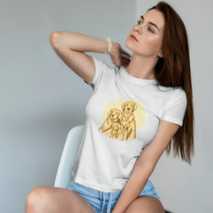 Labrador Familie T-shirt