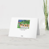 Labrador Feest Schilderij Kaart (Achterkant)