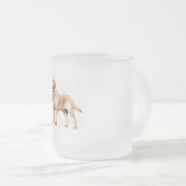 Labrador Frosted Glass Mok (Voorkant rechts)