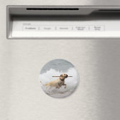 Labrador - Geel - Go Fetch! Magneet (Insitu (Vaatwasser))
