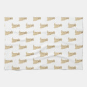 Labrador (geel) theedoek (Horizontaal)