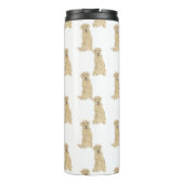 Labrador (geel) thermosbeker (Achterkant)