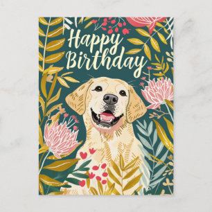 Labrador Gefeliciteerd  Briefkaart