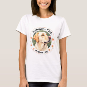 Labrador, goudkleurig 'Club - Alleen leden' T-shirt