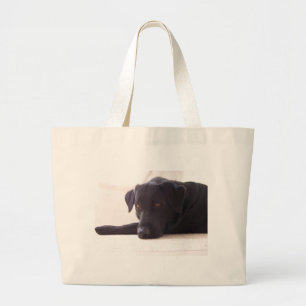 labrador grote tote bag