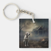 labrador halloween eng sleutelhanger (Voorkant)