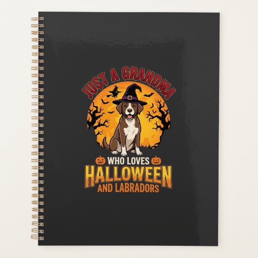 Labrador Halloween Grand-mère Conception de chien_ (Devant)