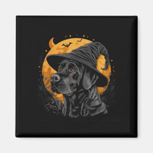 Labrador Halloween Grappige Lieve Hond Zwarte Lab  Magneet