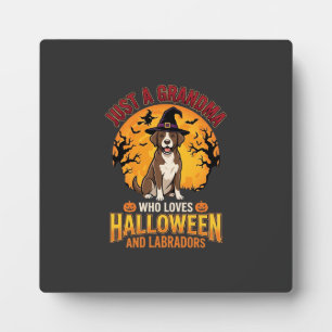 Labrador Halloween Oma Hond Ontwerp_1 Fotoplaat