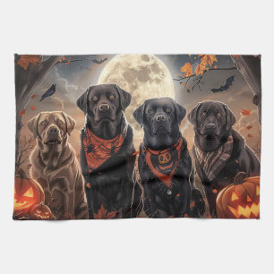 Labrador Halloween Spooky Theedoek