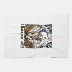 Labrador Halloween T-shirt Vintage Dog Moeder Graf Theedoek