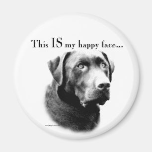 Labrador Happy Face Magneet