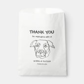 Labrador hond gepersonaliseerd dank u bedankzakje (Voorkant)