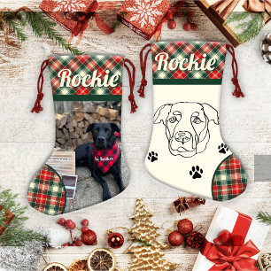Labrador Hond Gepersonaliseerde Kerstmis Kleine Kerstsok
