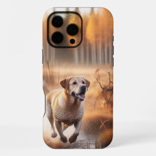 Labrador / hond in de herfsteendenjacht iPhone 16 pro max hoesje