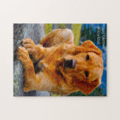 Labrador hond. legpuzzel (Horizontaal)