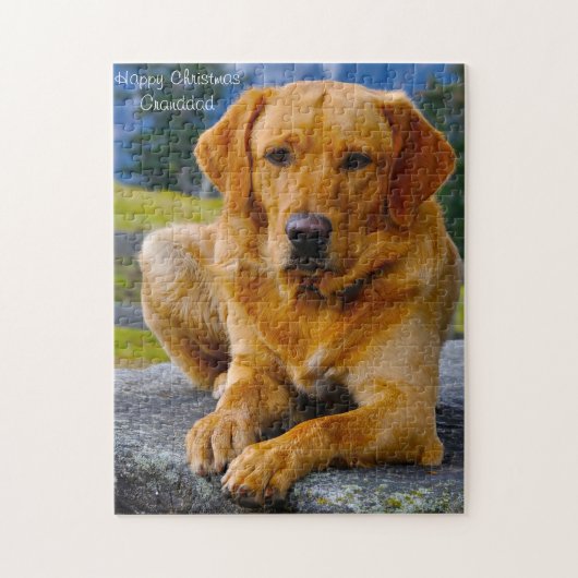 Labrador hond. legpuzzel (Verticaal)