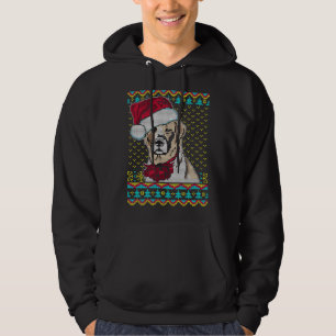 Labrador Hond Lelijke Kersttrui Hoodie