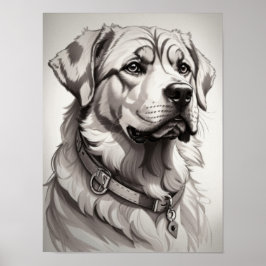 Labrador Hond Poster