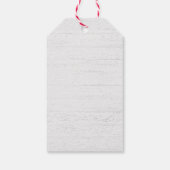 Labrador-honden in Red Kersttruck Cadeaulabel (Achterkant)