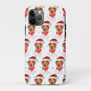 Labrador-hondenras Kerstmis iPhone 11 Pro Hoesje