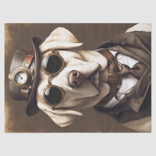 Labrador in Stream Punk kleding tissue papier (Voorkant)