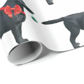Labrador kerstinpakpapier cadeaupapier (Rol Hoek)