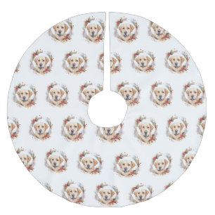 Labrador Kerstkrans Feestelijke Pup Kerstboom Rok