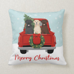 Labrador Kersttruck Kussen