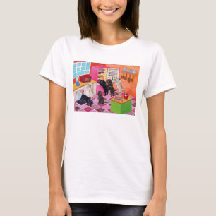 Labrador Kitchen Party Painting T-shirt